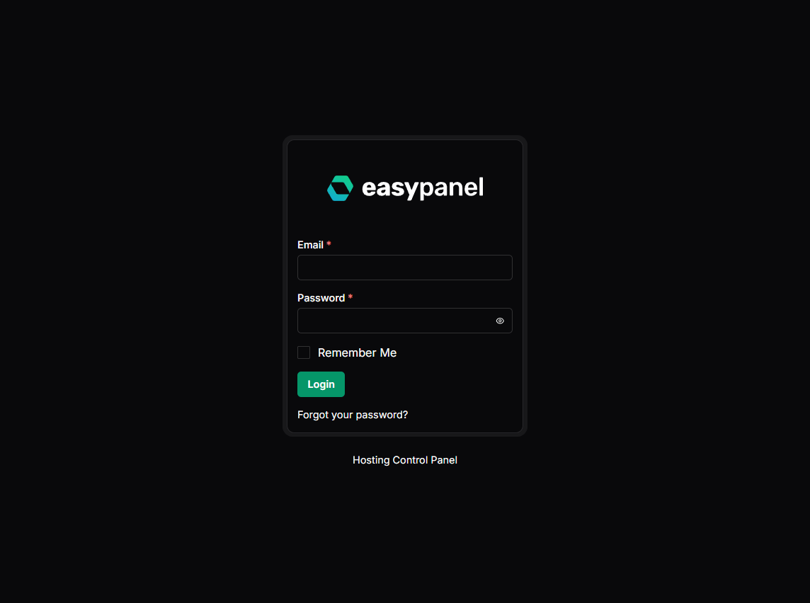  login easypanel