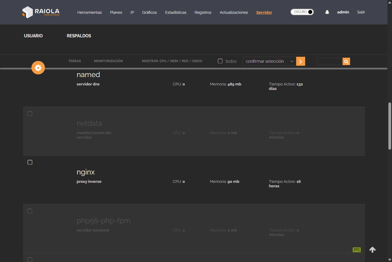 configurar nginx raiolacp  