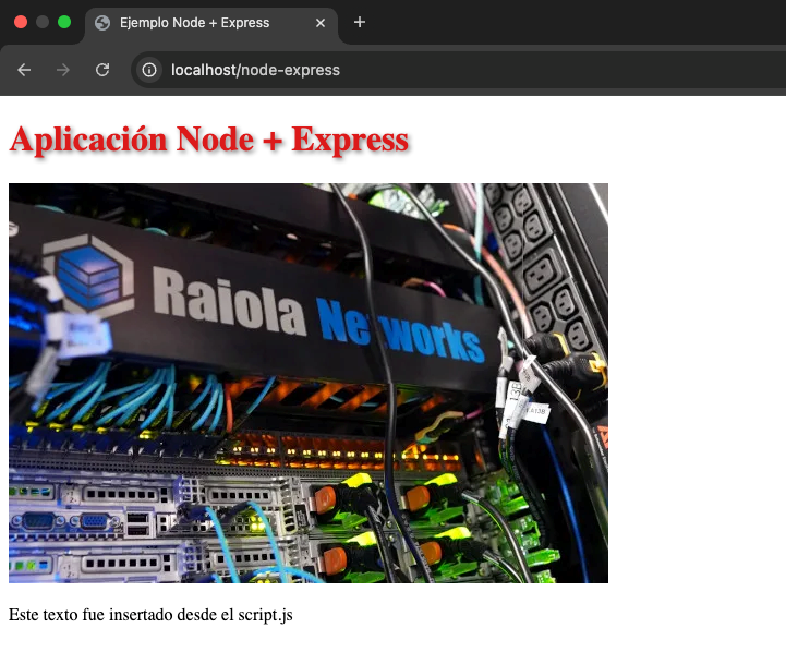 aplicacion nodejs cpanel