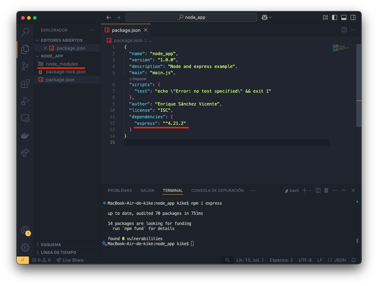 expressjs nodejs cpanel hosting