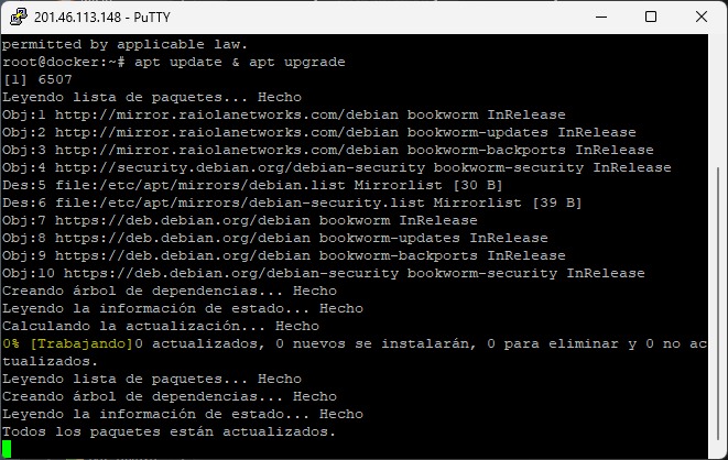apt update & apt upgrade