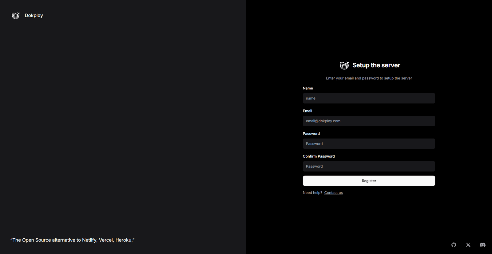 configurar dockploy